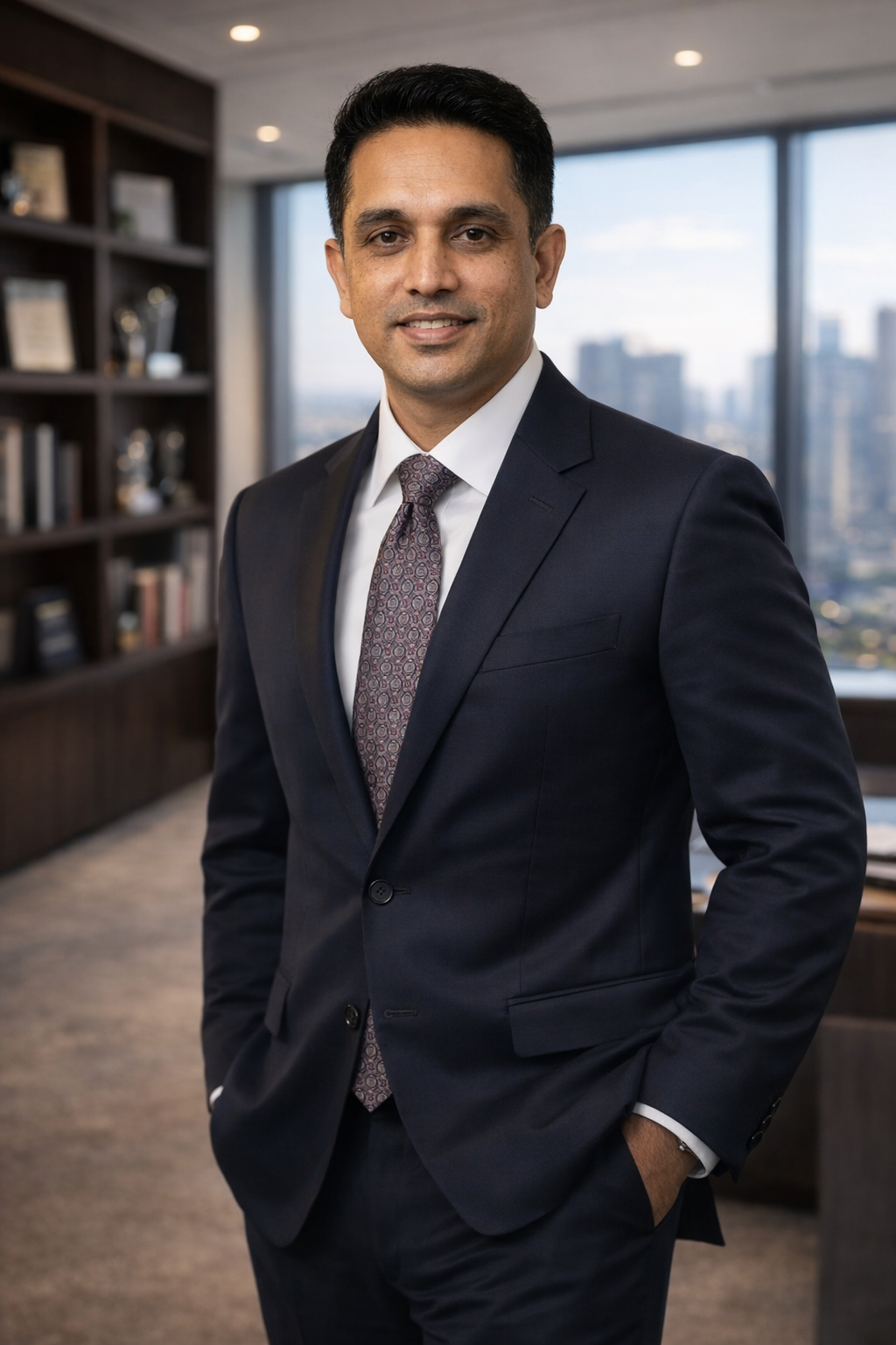 Professional headshot of Sandeep Iyer, Head of AI Talent Strategy & Business Transformation at SquareShift Technologies.